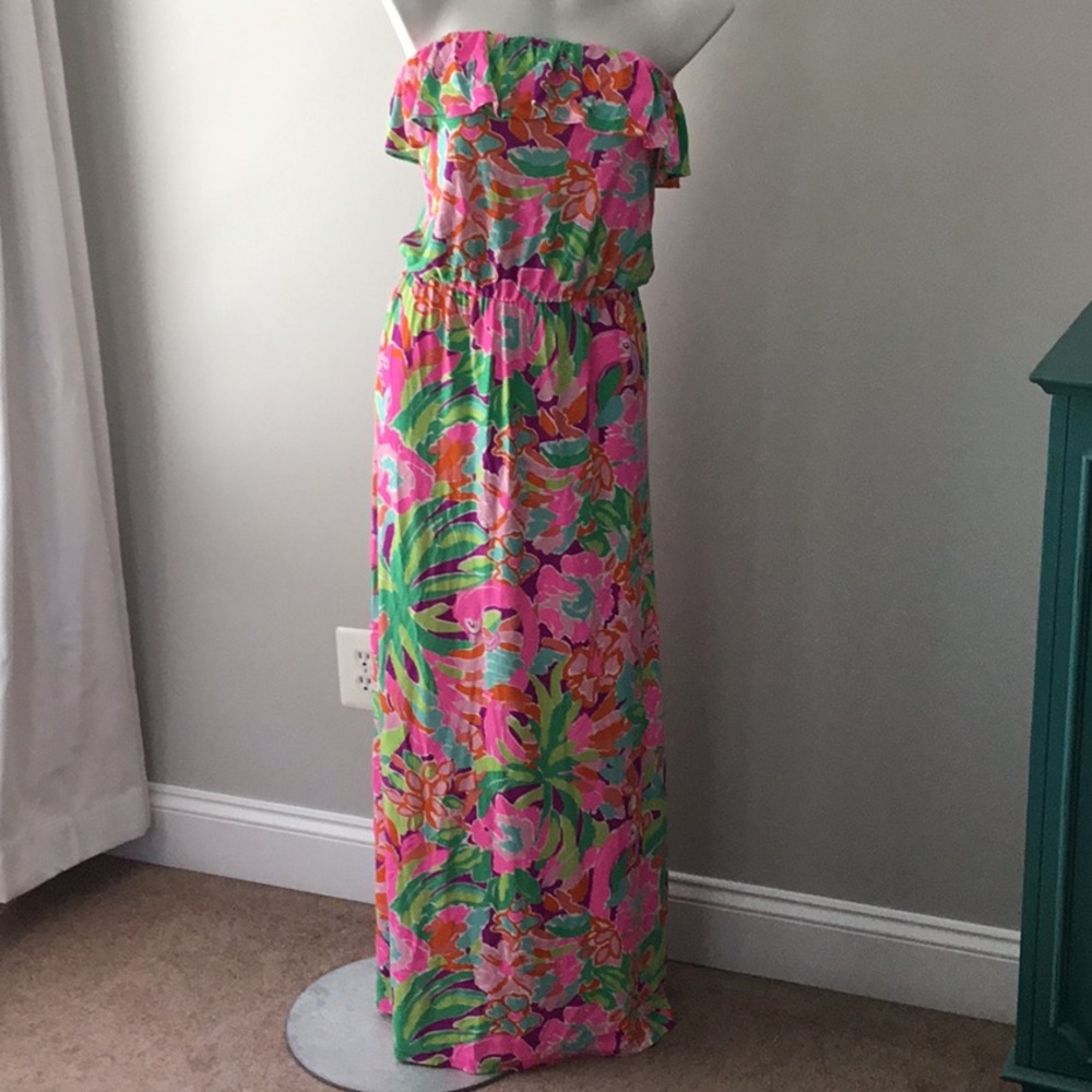 Lilly Pulitzer Amy maxi dress lulu size small